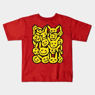 Pop Punk Smiley Face Kids T-Shirt